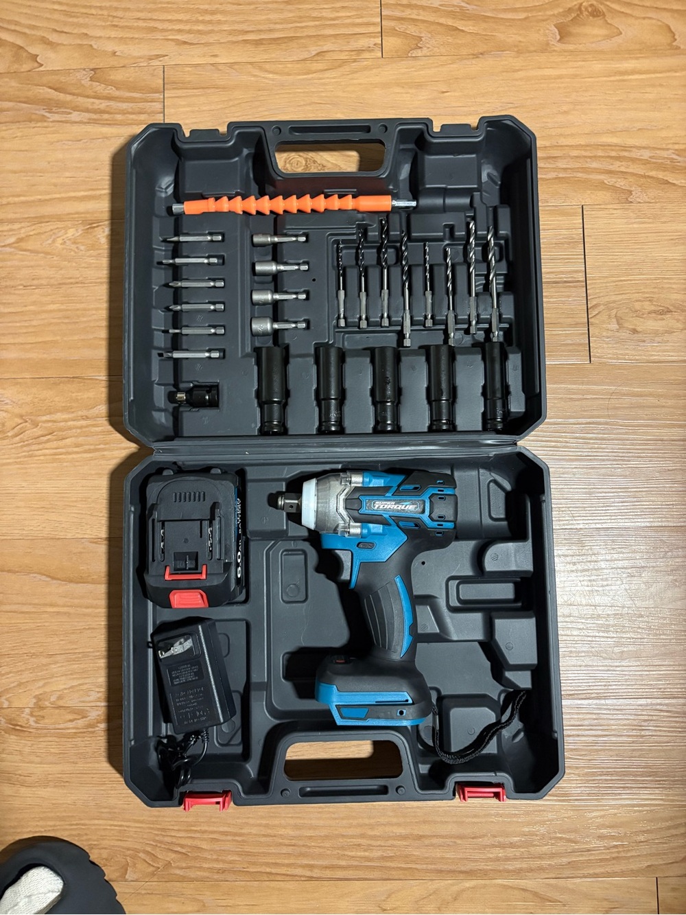 & Other Stories Blue and Black Cordless Impact Driver Kit
